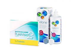 PureVision 2 for Presbyopia (3 lenzen) + Gelone 360 ml