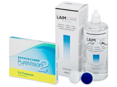 PureVision 2 for Presbyopia (3 lenzen) + Laim-Care 400 ml
