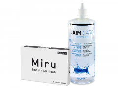 Miru 1 Month Menicon Multifocal (6 lenzen) + Laim-Care 400 ml