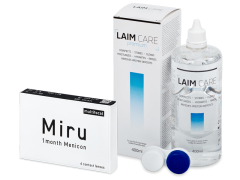 Miru 1month Menicon multifocal (6 lenzen) + Laim-Care 400 ml