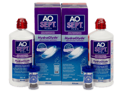 AO SEPT PLUS HydraGlyde Lenzenvloeistof 2x360 ml 
