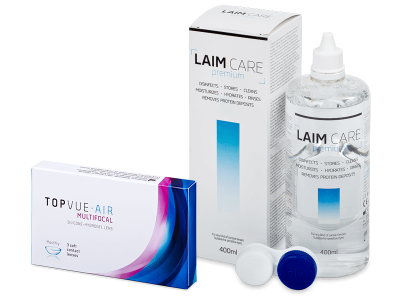 TopVue Air Multifocal (3 lenzen) + Laim-Care 400 ml
