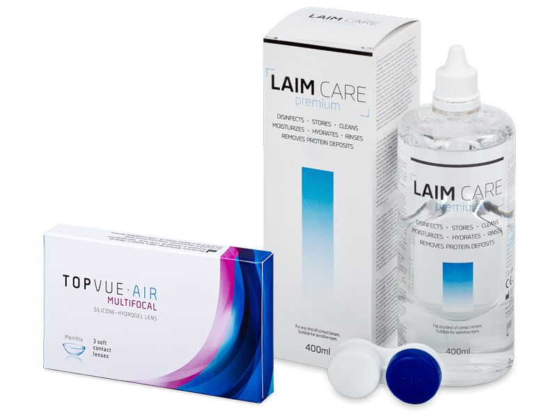 TopVue Air Multifocal (3 lenzen) + Laim-Care 400 ml