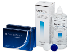 TopVue Premium (12 lenzen) + Laim-Care 400 ml