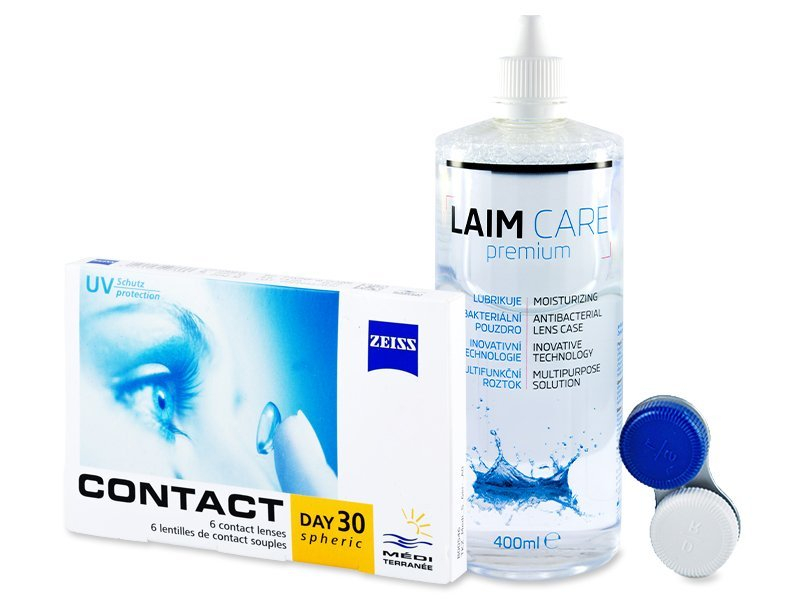 Carl Zeiss Contact Day 30 Spheric (6 lenzen) + Laim-Care lenzenvloeistof 400 ml