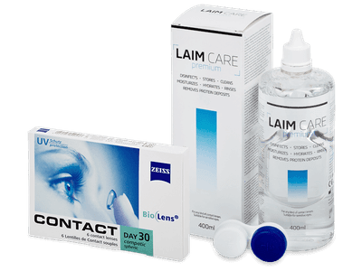 Carl Zeiss Contact Day 30 Compatic (6 lenzen) + Laim-Care lenzenvloeistof 400 ml