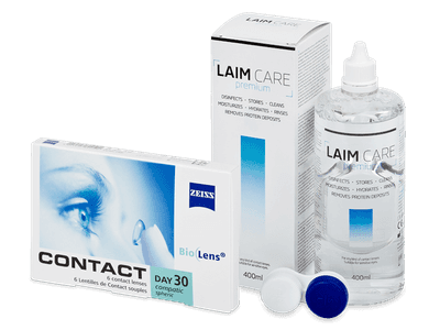 Carl Zeiss Contact Day 30 Compatic (6 lenzen) + Laim-Care lenzenvloeistof 400 ml