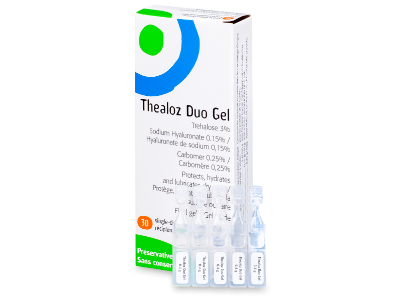 Thea loz Duo Gel oogdruppels 30 x 0,4g
