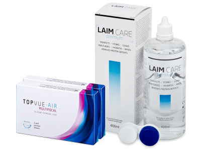 TopVue Air Multifocal (6 lenzen) + Laim-Care Vloeistof 400 ml