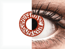 ColourVUE Crazy Lens - Blood Shot - zonder sterkte (2 gekleurde daglenzen)