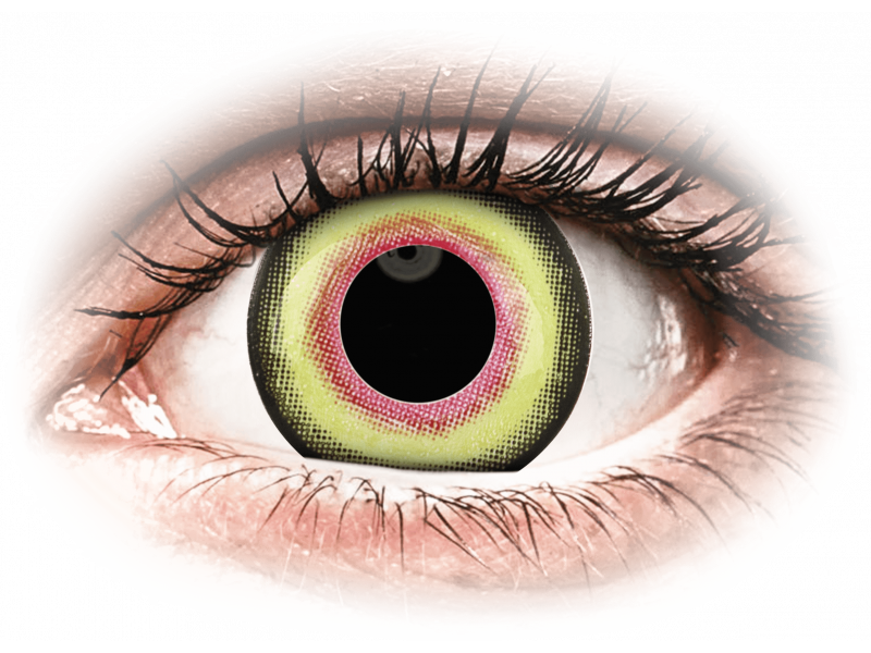 Maxvue Vision ColourVUE Crazy Lens - Mad Hatter - zonder sterkte (2 gekleurde daglenzen)