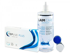 TopVue Monthly PLUS (6 lenzen) + LAIM-CARE Solution 400 ml
