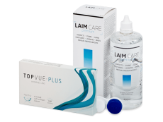 TopVue Monthly PLUS (6 lenzen) + LAIM-CARE Solution 400 ml