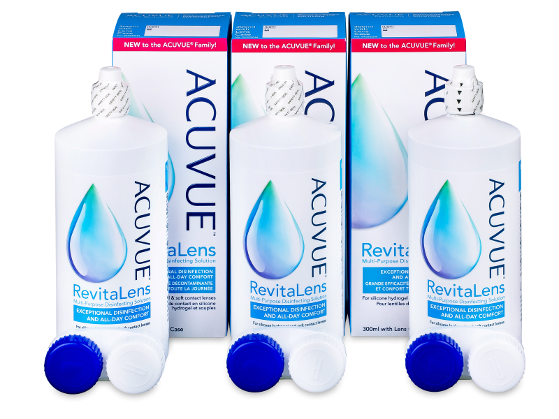 Johnson & Johnson Acuvue RevitaLens lenzenvloeistof 3x 300 ml