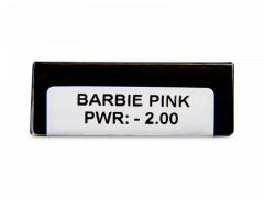 CRAZY LENS - Barbie Pink - met sterkte (2 gekleurde daglenzen)
