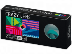 CRAZY LENS - Cat Eye Aqua - zonder sterkte (2 gekleurde daglenzen)