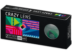 CRAZY LENS - Cat Eye Green - zonder sterkte (2 gekleurde daglenzen)