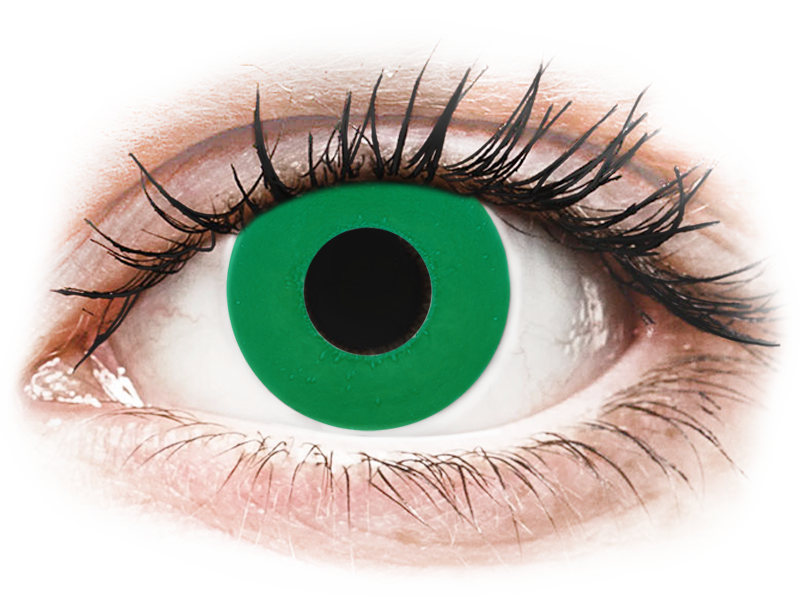 Gelflex CRAZY LENS - Emerald Green - zonder sterkte (2 gekleurde daglenzen)