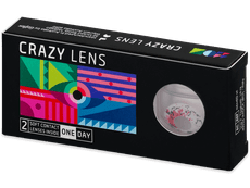 CRAZY LENS - Graffiti - met sterkte (2 gekleurde daglenzen)