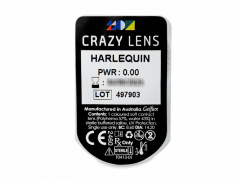 CRAZY LENS - Harlequin - zonder sterkte (2 gekleurde daglenzen)