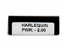 CRAZY LENS - Harlequin - met sterkte (2 gekleurde daglenzen)