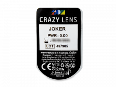CRAZY LENS - Joker - zonder sterkte (2 gekleurde daglenzen)