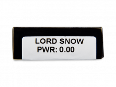 CRAZY LENS - Lord Snow - zonder sterkte (2 gekleurde daglenzen)