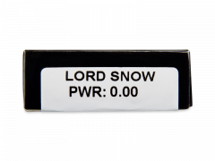 CRAZY LENS - Lord Snow - zonder sterkte (2 gekleurde daglenzen)