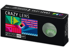 CRAZY LENS - Joker - met sterkte (2 gekleurde daglenzen)