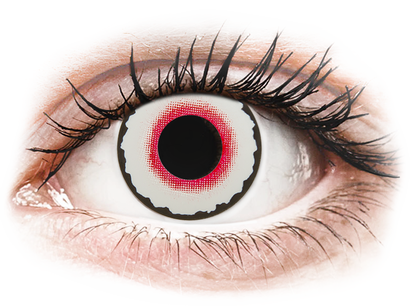 Gelflex CRAZY LENS - Mad Clown - zonder sterkte (2 gekleurde daglenzen)