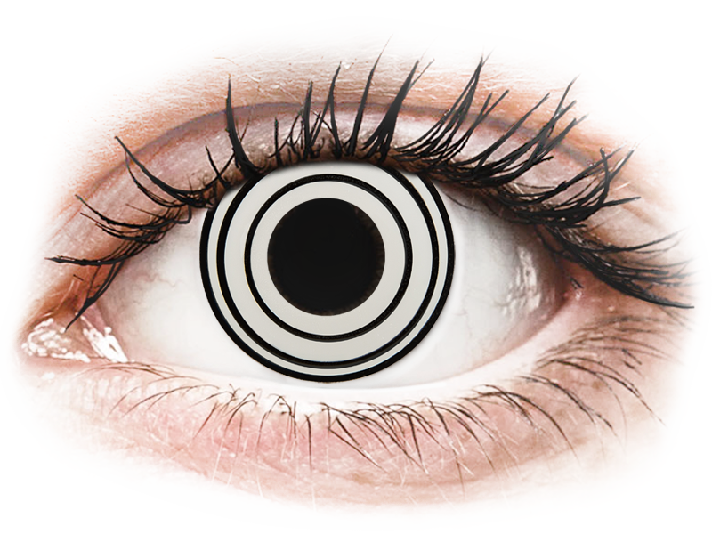 Gelflex CRAZY LENS - Rinnegan - met sterkte (2 gekleurde daglenzen)