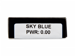 CRAZY LENS - Sky Blue - zonder sterkte (2 gekleurde daglenzen)