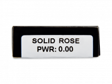 CRAZY LENS - Solid Rose - zonder sterkte (2 gekleurde daglenzen)