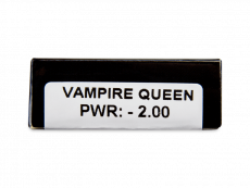CRAZY LENS - Vampire Queen - met sterkte (2 gekleurde daglenzen)