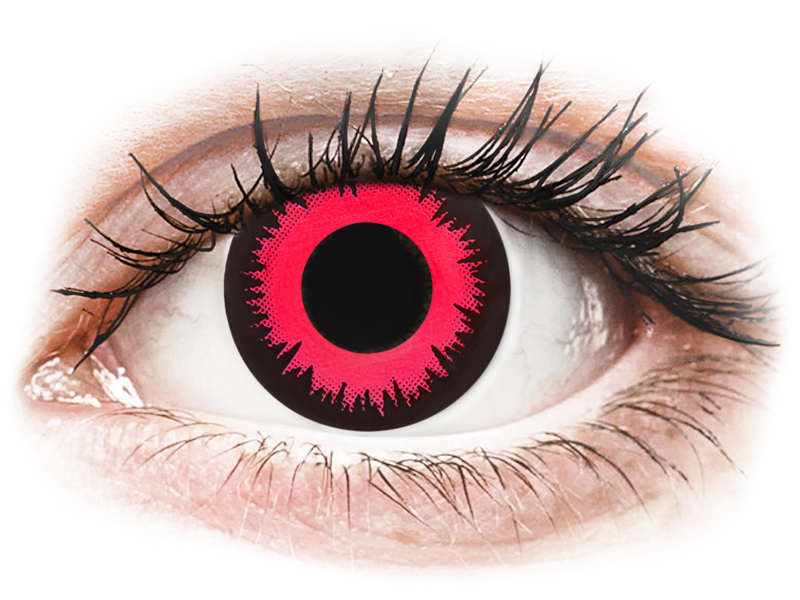 Gelflex CRAZY LENS - Vampire Queen - zonder sterkte (2 gekleurde daglenzen)