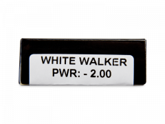 CRAZY LENS - White Walker - met sterkte (2 gekleurde daglenzen)
