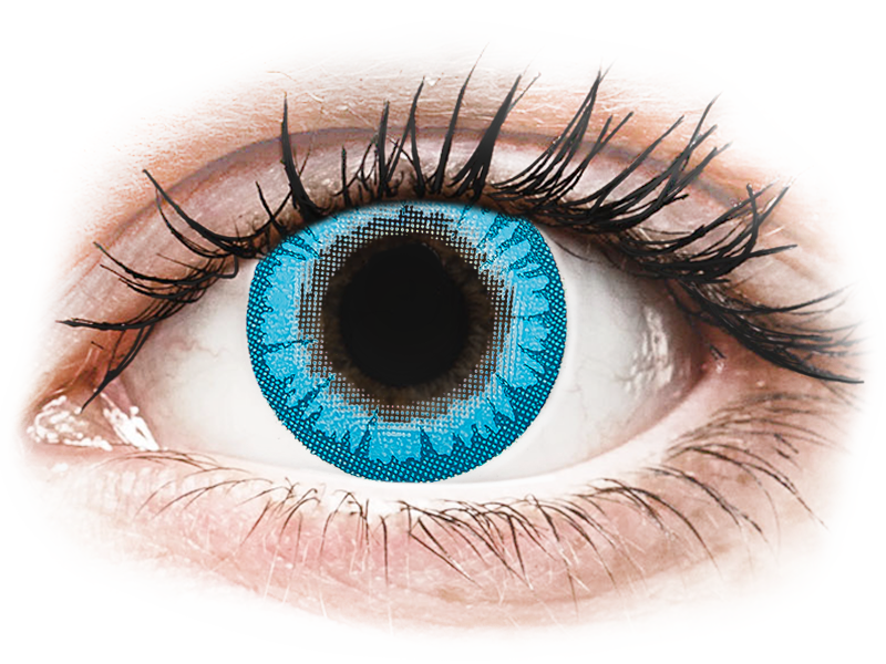 Gelflex CRAZY LENS - White Walker - zonder sterkte (2 gekleurde daglenzen)