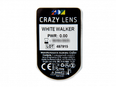 CRAZY LENS - White Walker - zonder sterkte (2 gekleurde daglenzen)