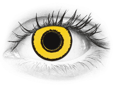CRAZY LENS - Yellow Twilight - zonder sterkte (2 gekleurde daglenzen)