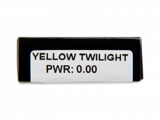 CRAZY LENS - Yellow Twilight - zonder sterkte (2 gekleurde daglenzen)