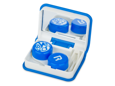 Blauwe kit voor contactlenzen - Boek 