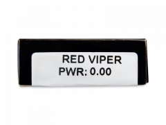 CRAZY LENS - Red Viper - zonder sterkte (2 gekleurde daglenzen)