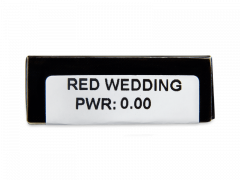 CRAZY LENS - Red Wedding - zonder sterkte (2 gekleurde daglenzen)