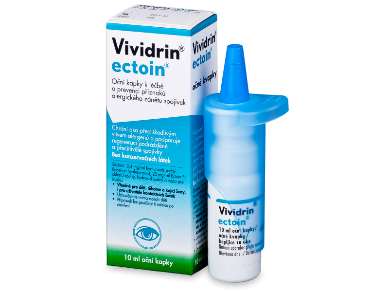 Bausch & Lomb Vividrin Ectoin 10 ml Oogdruppels tegen allergie