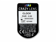 CRAZY LENS - Clock - zonder sterkte (2 gekleurde daglenzen)