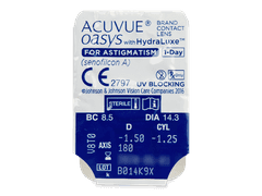 Acuvue Oasys 1-Day with HydraLuxe for Astigmatism (90 lenzen)