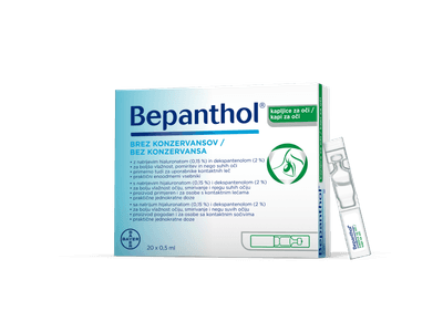Bepanthol oogdruppels 20x 0,5 ml