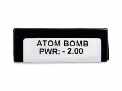 CRAZY LENS - Atom Bomb - met sterkte (2 gekleurde daglenzen)
