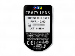 CRAZY LENS - Forest Children - met sterkte (2 gekleurde daglenzen)
