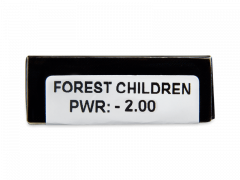 CRAZY LENS - Forest Children - met sterkte (2 gekleurde daglenzen)